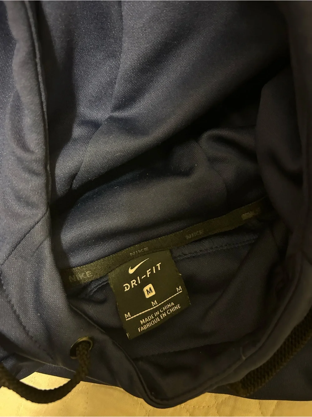 Nike Navy Blue Dri-FIT Pullover Hoodie